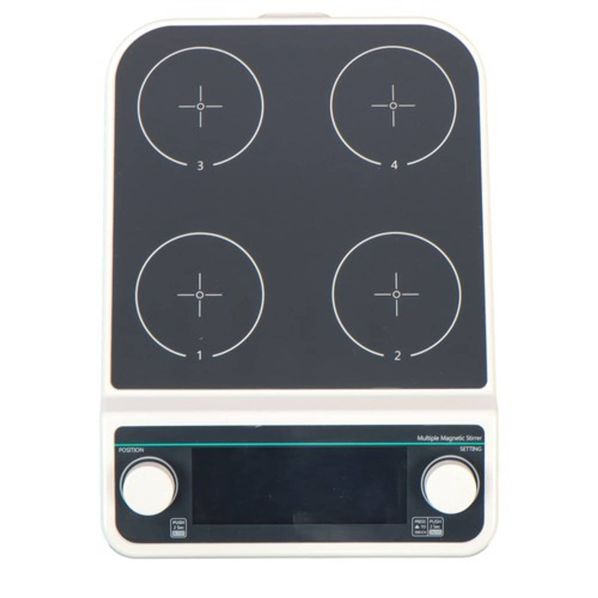Solid Spare Multi-position Magnetic Stirrer 4 Position with 4*500ml Volume Speed 50-1200rpm