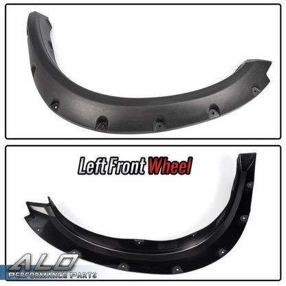 Solid Spare Fit For 2009-2023 Dodge Ram 1500 / Classic Pocket Rivet Bolt On Fender Flares