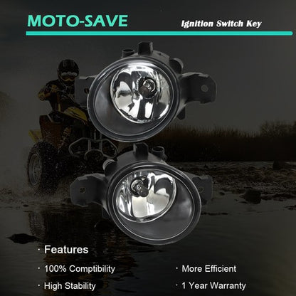 Solid Spare Set of 2 Clear Lens Fog Light For Nissan Altima 2007-15 LH & RH w/ Bulbs Halogen