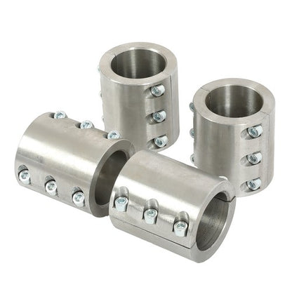 Solid Spare 4 Steel tube clamps weldable bolt on 1.75" 1 3/4" roll cage mounts