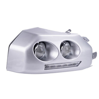 For 2007-14 Toyota Fj Cruiser Chrome LED Bumper Fog Light DRL W/Wiring+Bulbs 2pc