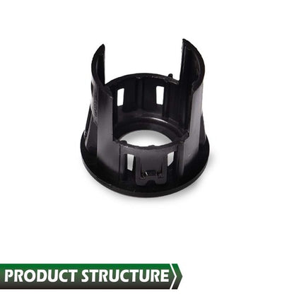 Solid Spare Fit For 14-18 Dodge Ram 1500 2pcs Parking Assist Sensor Bezels 5LS52TZZAA