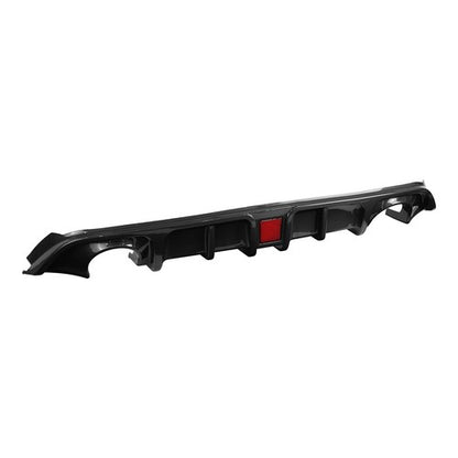Carbon Style Rear Bumper Diffuser Lip For Infiniti Q60 2017-2022 W/LED Light