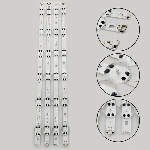 LED strips For LG 49''V17 ART3 49UV340C-UB 49UJ6500-UB 6916L-2863A 6916L-2862A