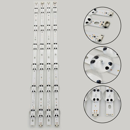 LED strips For LG 49''V17 ART3 49UV340C-UB 49UJ6500-UB 6916L-2863A 6916L-2862A