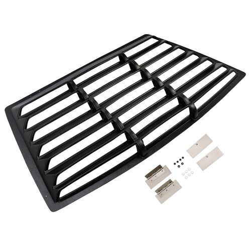 Solid Spare For Ford Mustang Fastback 1979-1993 Black Rear Window Louver Sun Shade Cover ABS