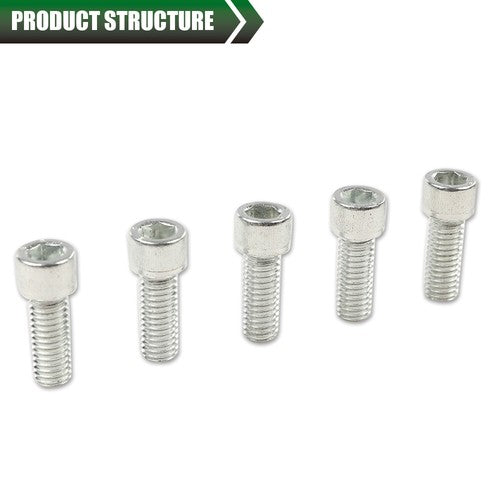 Solid Spare Set Of 12 Chrome Intake Manifold Bolts Fit For 283 327 350 400 Small Block Chevy