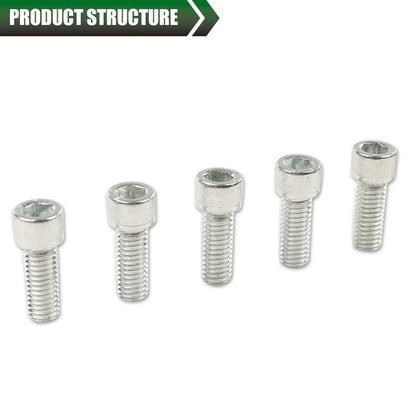 Solid Spare Set Of 12 Chrome Intake Manifold Bolts Fit For 283 327 350 400 Small Block Chevy