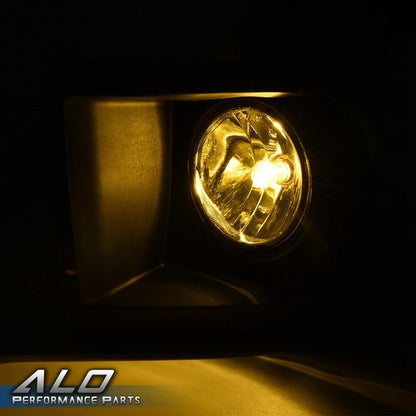Solid Spare Fit For 14-2015 GMC Sierra 1500 Left & Right Side Yellow Lens Bumper Fog Lights