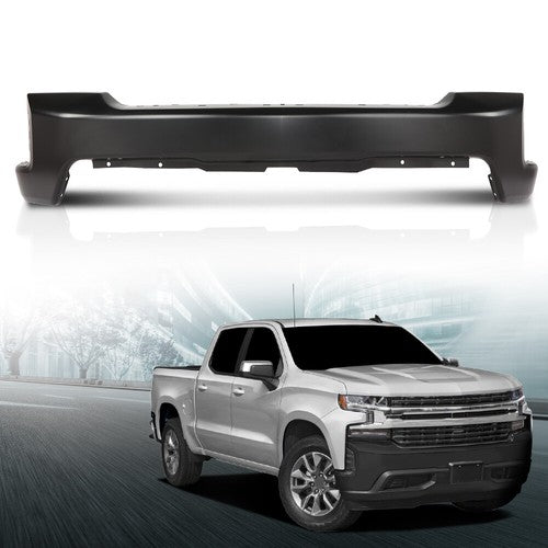 Solid Spare Front Bumper Face Bar w/o Sensor Holes Fit For 2019-2022 Chevy Silverado 1500