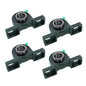 Solid Spare 4Pack UCP205-16 Pillow Block Mounted Ball Bearing 1" Bore Cast Iron Base