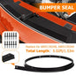 Solid Spare Fit For 08-22 Dodge Challenger Front Bumper Hood Weatherstrip Seal w/ Rivets