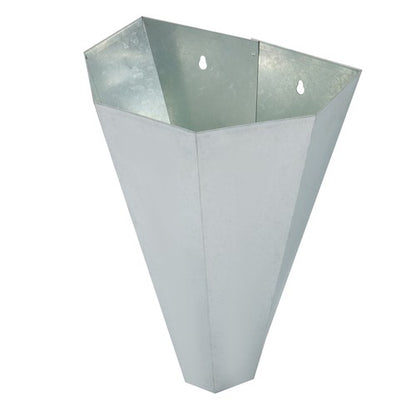 Solid Spare 1 Pack Medium Size Chicken Cone Galvanized Steel Poultry Restraining Cone 8 lbs