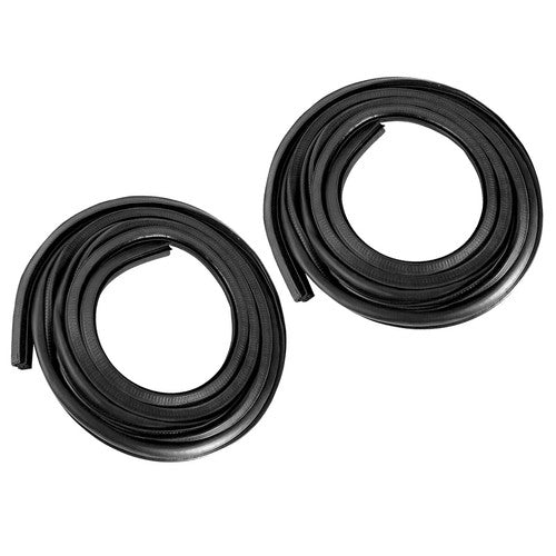 Solid Spare Rubber Door Seals Weatherstrip Pair Set Truck for 73-79 Ford F100 F150 F250 F350