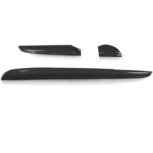 Solid Spare New Fit For 2011+ Chrysler 300 Central Control Dashboard Cover Trim Carbon Look