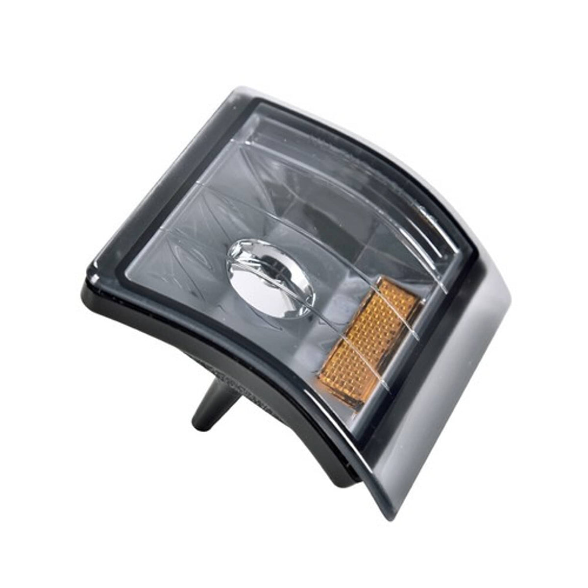 Solid Spare Fit For 1994-1998 Chevy C10 C/K Silverado Pickup Smoked Corner Turn Signal Light
