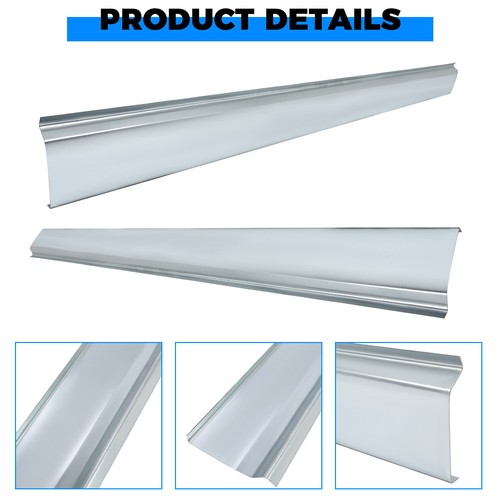 Solid Spare LH&RH Outer Rocker Panels Slip-on For 2002-08 Dodge Ram Pick-Up 4 Door Quad Cab