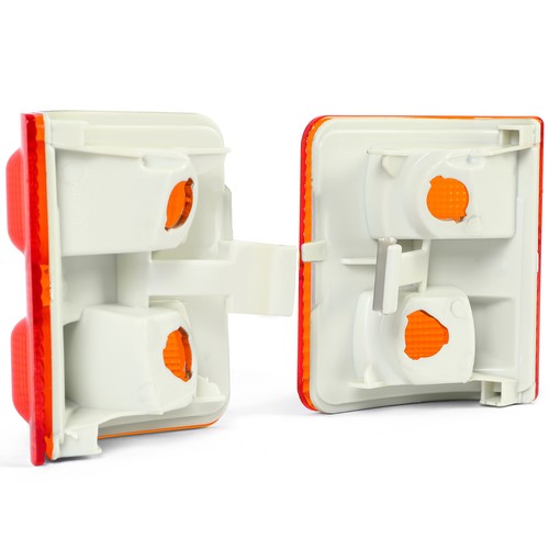 Solid Spare Pair Amber Side Mirror Marker Signal Lights For Ford F250-550 F350 F450 2008-16