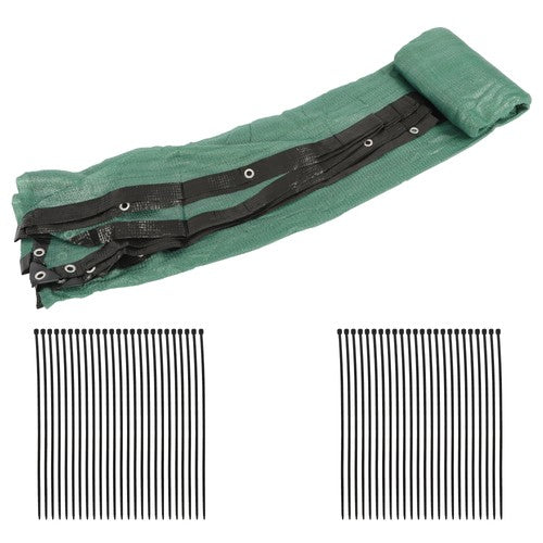 Solid Spare dark green 6FTx50FT garden privacy fence heavy duty barrier net with zip ties