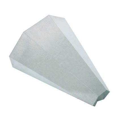 Solid Spare 1 Pack Medium Size Chicken Cone Galvanized Steel Poultry Restraining Cone 8 lbs