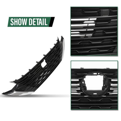 Solid Spare Front Bumper Upper Grille Fit For 2024-2025 Nissan Sentra S SV 62310-6LY0A