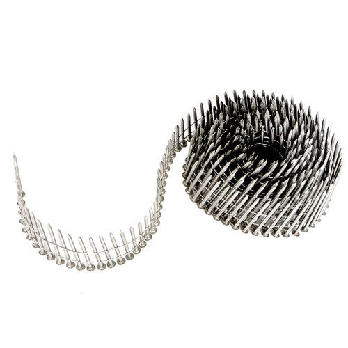 Solid Spare 15 Degree Wire Coil 1-1/2 ×.09 Ring Shank Stainless Steel Siding Nails 3600Pcs
