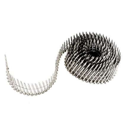 Solid Spare 15 Degree Wire Coil 1-1/2 ×.09 Ring Shank Stainless Steel Siding Nails 3600Pcs