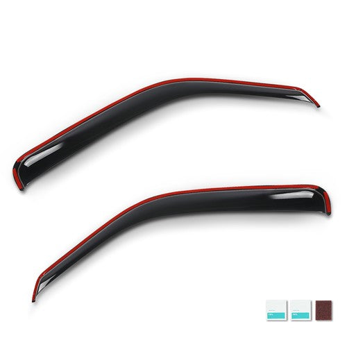 Solid Spare Rain Guards Window Vent Visors Fit For 1996-2025 Chevy Express/GMC Savana Van