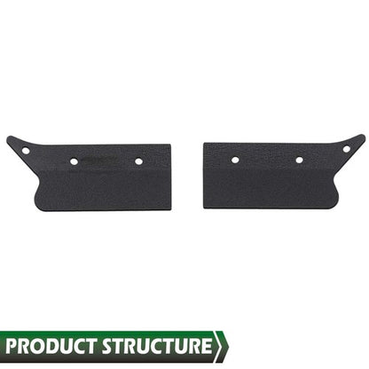 Solid Spare Fit For 2007-2018 Jeep Wrangler JK JKU Door Body Armor Cladding Guards Black