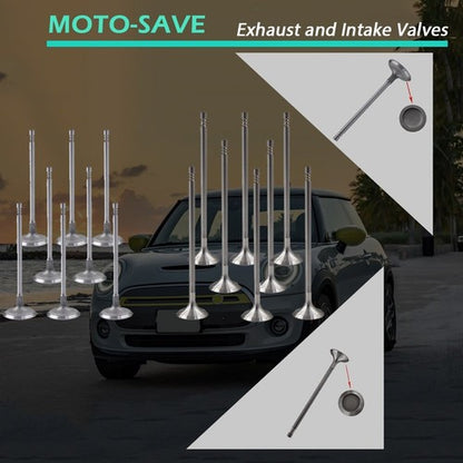 Solid Spare Fit for Mini Cooper R56 R60 Intake Exhaust Valve Kit 11347533885