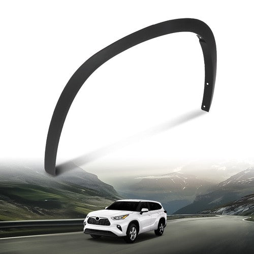 Solid Spare Fit For 2020-2023 Toyota Highlander Front Left Side Fender Flare Wheel Arch Trim