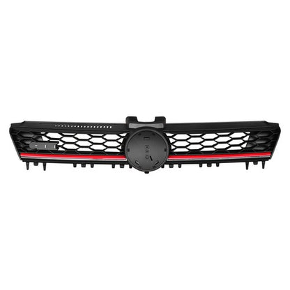 FOR 2015 2016 VW Volkswagen MK7 GOLF/GTI FRONT GRILLE - BLACK W/ RED TRIM