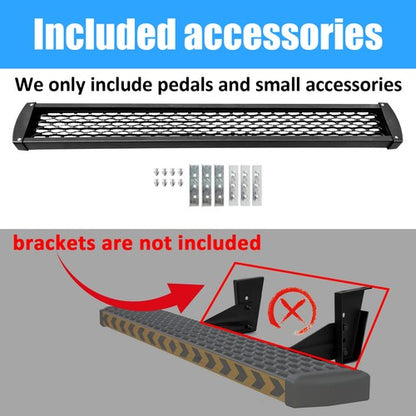 Grip Step 7"x54" Black Rear Step for Ram ProMaster Ford Transit Sprinter 415254