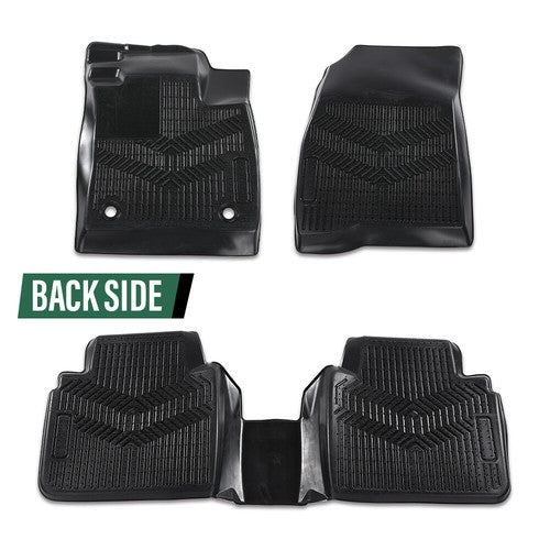 Solid Spare TPE Floor Mats Fit For 23-25 Honda Accord Hybrid All Weather Protection Liners
