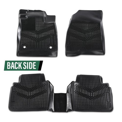 Solid Spare TPE Floor Mats Fit For 23-25 Honda Accord Hybrid All Weather Protection Liners
