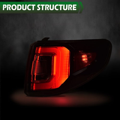 Solid Spare Tail Light Fit For GMC 2013-2016 Acadia Taillamp Brake Lamps RH Passenger Side
