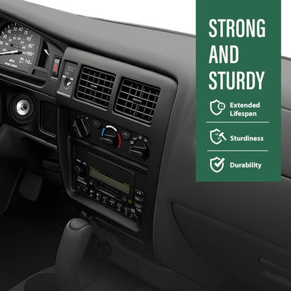 Solid Spare Fit For 1998-2004 Toyota Tacoma Center Dash Radio Bezel Trim Cover Black