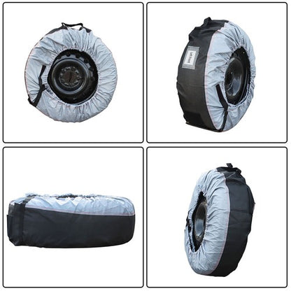 Solid Spare For Black 420D And Black 600D Cases+Tyre 4Pcs Bags Car Cover With Handheld Tyre