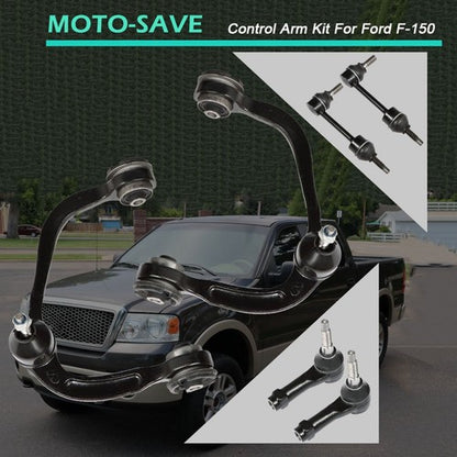 Solid Spare For Ford F-150 4WD 2004-2005 Front Upper Control Arms Ball Joint Sway Bar Tierod