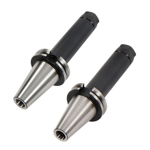 Solid Spare 2Pcs High Speed CAT40-ER20 Collet Chucks 6" Gage Length Balanced G2.5/25000RPM