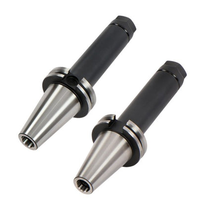 Solid Spare 2Pcs High Speed CAT40-ER20 Collet Chucks 6" Gage Length Balanced G2.5/25000RPM