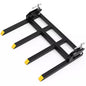 Solid Spare 2500lbs Clamp on Heavy Debris Fork for Tractor Skid Steer Buckets Universal 42"