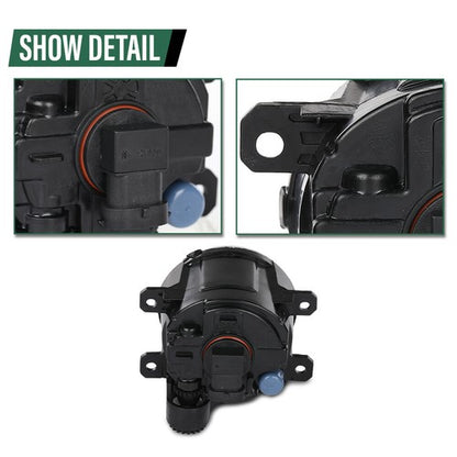 Solid Spare Front Bumper Fog Lights Driving Lamps Fit For 14-22 Ram Promaster 1500 2500 3500