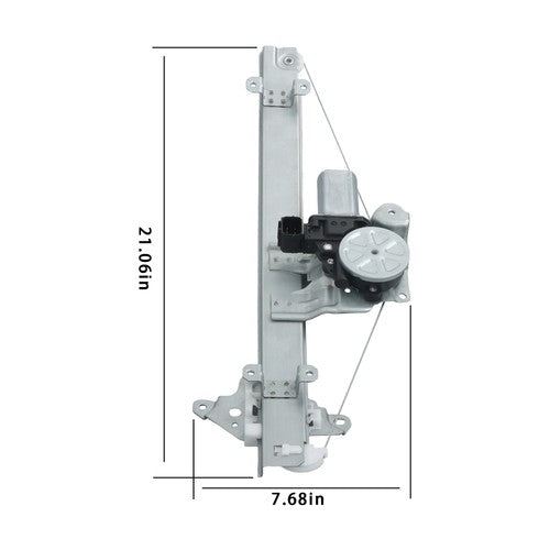 Solid Spare 807216CA0A Window Regulator w/ Motor FL Driver Side For Nissan Altima 2019-2022
