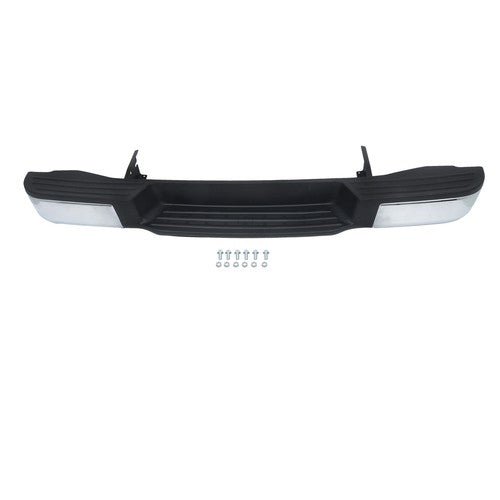 Solid Spare For Nissan NV1500 NV2500 2012-2021 Steel Chrome Rear Step Bumper W/o Sensor Hole
