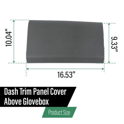 Solid Spare Fit For 04-2008 Ford F-150 Right Passenger Side Upper Glove Box Dash Panel Gray