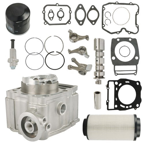 Solid Spare Cylinder Piston Camshaft Rocker Arm Top End Kit For Polaris Ranger 500 1999-2012