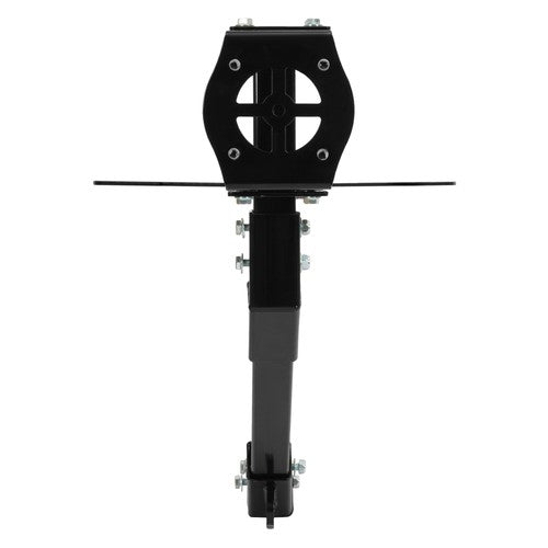 Solid Spare Black Steel Hitch Mounted Spare Tire Carrier For 2014-2025 Kawasaki Teryx4 800