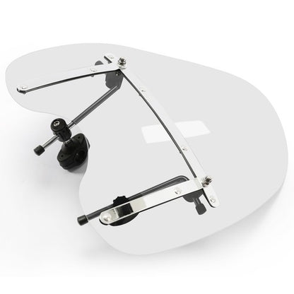 Solid Spare 19"x17" Motorcycle Clear Front Windshield For Harley Honda Magna Shadow Spirit