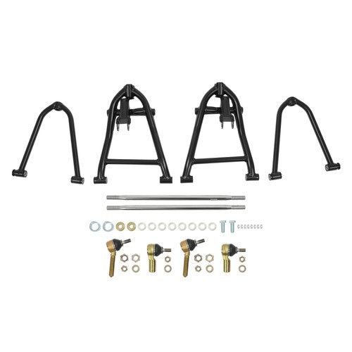 Solid Spare Black Front A-Arm Set Adjustable +2 Fits Honda Sportrax 450 TRX450R TRX450ER